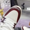 Louis Vuitton LV Trainer Maxi Burgundy & White Suede Sneakers