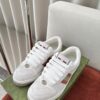 sy_no_E4C1747DAD2EA182D8D6E42C5BCF5642_1 Gucci Screener Sneaker in White GG Canvas with Red & Cream Web Stripe