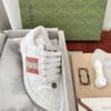 sy_no_E4C1747DAD2EA182D8D6E42C5BCF5642_5 Gucci Screener Sneaker in White GG Canvas with Red & Cream Web Stripe