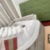sy_no_E4C1747DAD2EA182D8D6E42C5BCF5642_6 Gucci Screener Sneaker in White GG Canvas with Red & Cream Web Stripe