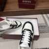 sy_no_E4F21EDBD509E86040858889F1B2E534_6 Gucci Re-Web Sneaker in Black & White Leather with White Sole