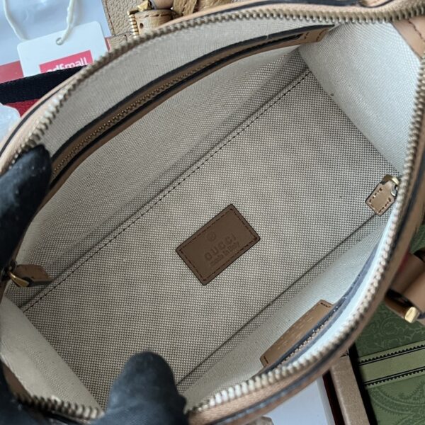 sy_no_E5089E06B4DB9373C0A98059F36EEE67_8 Gucci Exquisite Mini Canvas Top Handle Bag – Brown