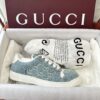 Gucci Screener GG Denim Sneaker in Light Blue