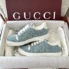 Gucci Screener GG Denim Sneaker in Light Blue