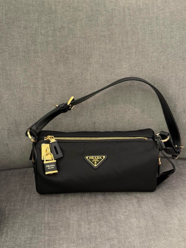sy_no_E6BA7A752A7C70C943134407A75E1FAB_0 Prada New Nylon Padlock Bag (Shoulder/Crossbody)