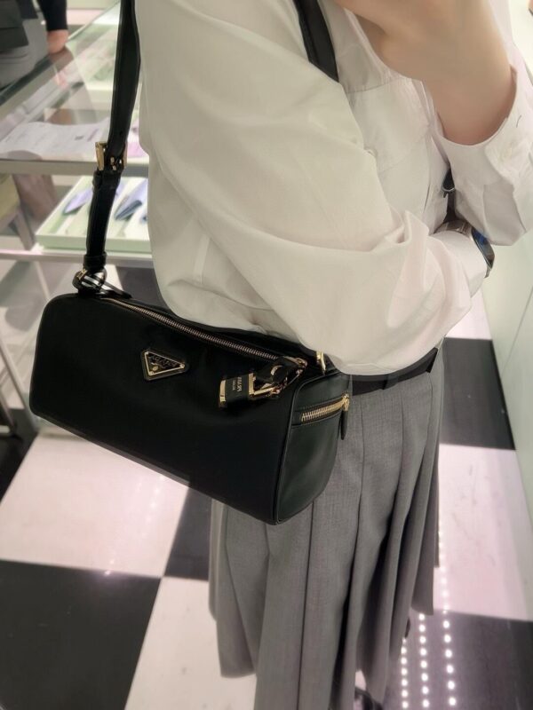 sy_no_E6BA7A752A7C70C943134407A75E1FAB_3 Prada New Nylon Padlock Bag (Shoulder/Crossbody)