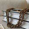 Valentino Garavani Vain Women's Crocodile-Embossed Leather Chain Shoulder Bag