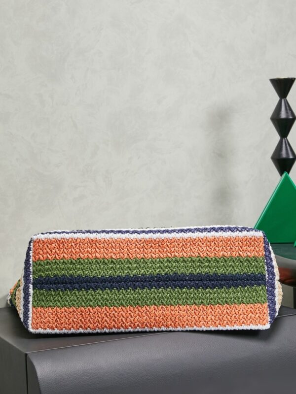 Miu Miu Women's Large Woven Fabric Tote/Shoulder Bag