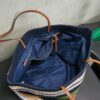 Miu Miu Women's Large Woven Fabric Tote/Shoulder Bag
