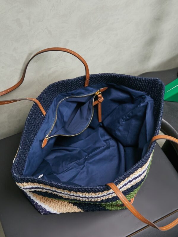Miu Miu Women's Large Woven Fabric Tote/Shoulder Bag