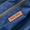 Miu Miu Women's Large Woven Fabric Tote/Shoulder Bag