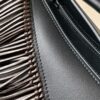 sy_no_E82CDDABEB62E3EED85FBC4C864F77B9_5 Black Small Geometric Fringe Puzzle Handbag