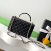 sy_no_E86097B63585D81DE3C58DD756A8153A_2 Chanel Trendy CC Lambskin Bag with Crystal-Embellished Clasp (Shoulder/Crossbody/Top-Handle)
