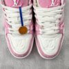 sy_no_E87ABA6548506BCA737634341C6A5E9D_6 Louis Vuitton LV Trainer Pink Monogram Denim & White Leather Retro Sneakers