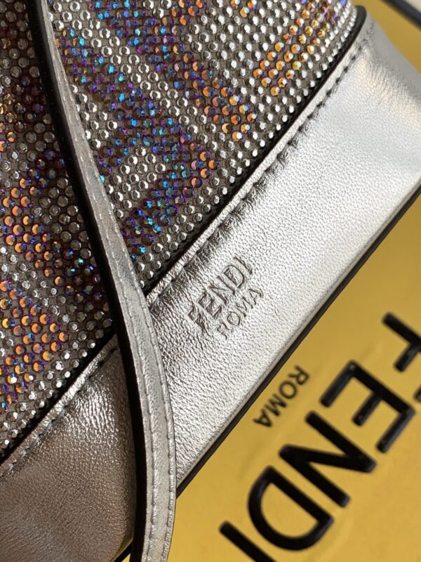 sy_no_E87ECD8BB10EEA2629BB83F40B9F2E48_7 Fendi Mon Tresor Mini Crystal-Pattern Bucket Bag