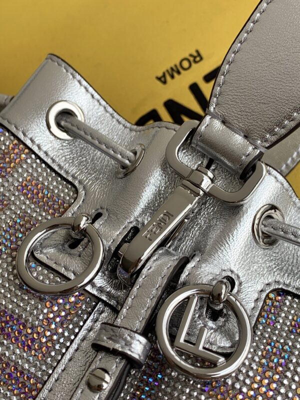 sy_no_E87ECD8BB10EEA2629BB83F40B9F2E48_8 Fendi Mon Tresor Mini Crystal-Pattern Bucket Bag
