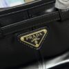 sy_no_E89A5C1B374E184A6D5D2B052B8F9695_4 Black Vintage Glossy Leather Buckle Mini Handbag
