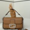 sy_no_E8A4517B2140B3643EB1605401E54478_0 Fendi Baguette Selleria Hand-Stitched Bag – Caramel Brown