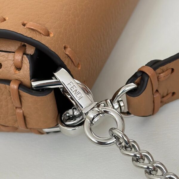 sy_no_E8A4517B2140B3643EB1605401E54478_6 Fendi Baguette Selleria Hand-Stitched Bag – Caramel Brown
