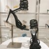 sy_no_E8BA30BE3CC24BDE649041DF94E2BD3C_5 Black Crystal Chandelier Spiral High-Heel Sandals