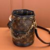 sy_no_E8DDB1DA478DECE253421E8BCB8811A8_3 Monogram Canvas & Black Leather Bella Bucket Bag