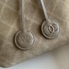 sy_no_E979C31F5327597AB15A22E6BC23C0AC_2 Sand Gold / Khaki Beige Suede Quilted Drawstring Bucket Bag