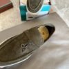 sy_no_E9E25AFA9C4EAF5E870EA414931F054C_4 Loro Piana Summer Charms Walk Olive Green Suede Loafers