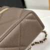 sy_no_EA04AB4E55377D62959C3069E45AE6CA_8 Milk Tea Brown Quilted Leather Lunchbox Chain Bag