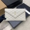 sy_no_EA4B3AA32309C650EB34CED13A5866CD_0 Saint Laurent Gaby Quilted Envelope Clutch – White