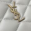 sy_no_EA4B3AA32309C650EB34CED13A5866CD_5 Saint Laurent Gaby Quilted Envelope Clutch – White