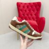 sy_no_EACC55DC3A2593C517A0DFD2DF1A0E5A_3 Gucci Screener Leather and GG Canvas Sneaker – Brown / Ebony