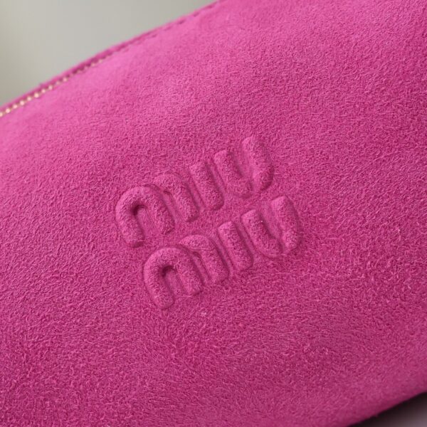 sy_no_EB0E76429D83FC4DE04A809616D29B18_6 Pink Lavender Leather Cylindrical Underarm Shoulder Bag