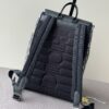 sy_no_EC06179A174B03C6FB23A73136FFCC96_1 Dior Motion Saddle Backpack – Blue Oblique & Black Grained Leather