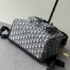 sy_no_EC06179A174B03C6FB23A73136FFCC96_5 Dior Motion Saddle Backpack – Blue Oblique & Black Grained Leather