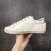 sy_no_ECE2E4D76E371903196592B8EA8589A0_1 White, Metallic Silver & Grey Suede Star Retro Sneakers