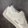 sy_no_ECE2E4D76E371903196592B8EA8589A0_6 White, Metallic Silver & Grey Suede Star Retro Sneakers