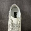 sy_no_ECE2E4D76E371903196592B8EA8589A0_7 White, Metallic Silver & Grey Suede Star Retro Sneakers