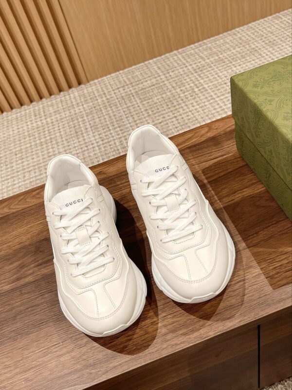 sy_no_ECE822EDA0D659B9DEC03FB788BACED1_1 Gucci Rhyton Leather Sneaker – Ivory / Off-White