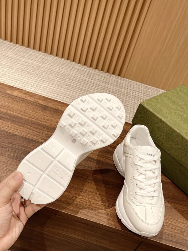 sy_no_ECE822EDA0D659B9DEC03FB788BACED1_8 Gucci Rhyton Leather Sneaker – Ivory / Off-White