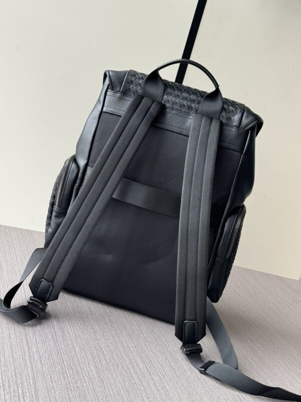sy_no_ED8BC95F2072DDB478584FC23756D076_1 Bottega Veneta-Inspired Handwoven Leather Backpack – Black