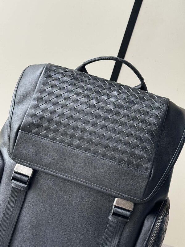 sy_no_ED8BC95F2072DDB478584FC23756D076_3 Bottega Veneta-Inspired Handwoven Leather Backpack – Black
