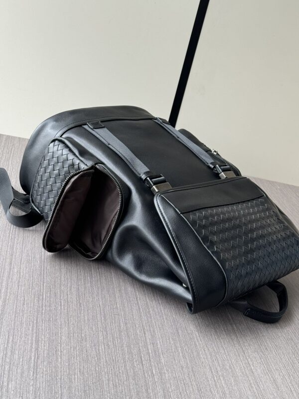 sy_no_ED8BC95F2072DDB478584FC23756D076_6 Bottega Veneta-Inspired Handwoven Leather Backpack – Black