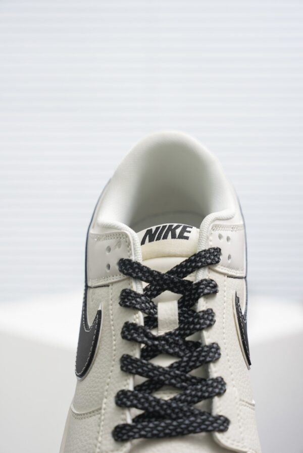 Nike Dunk Low “Multi-Swoosh / White Black” Custom