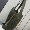 sy_no_EE7921A7833D819DF4EA9F86E0B0C9F6_2 YSL Small Icare Woven Tote – Green & Gold