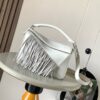 sy_no_EE9D32FD63BAA06B4D6AADD25B28498F_0 White Small Geometric Fringe Puzzle Handbag