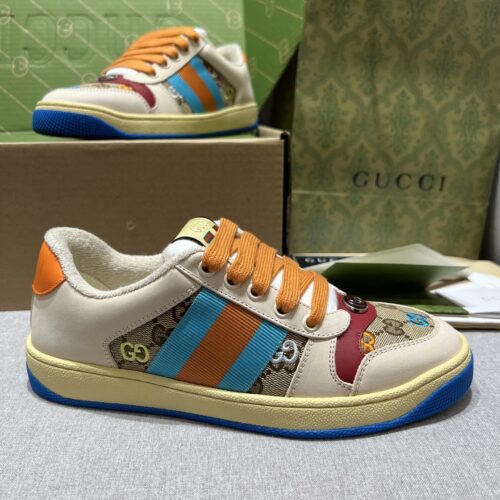 sy_no_EEF0294F2F22E18491971126A2CEBDA0_0 Multicolor GG Canvas Retro Sneakers