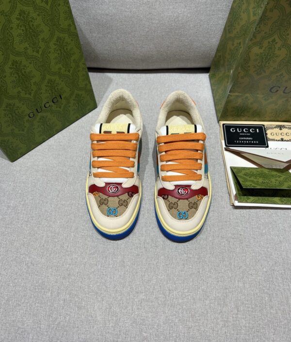 sy_no_EEF0294F2F22E18491971126A2CEBDA0_1 Multicolor GG Canvas Retro Sneakers