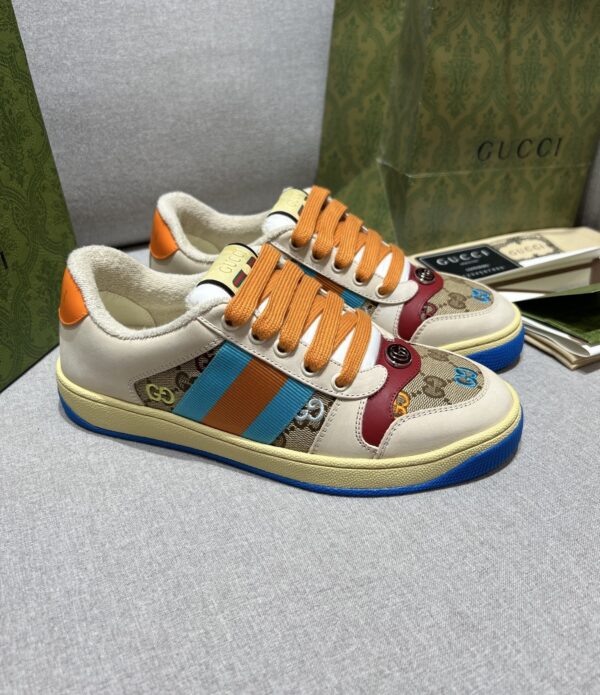 sy_no_EEF0294F2F22E18491971126A2CEBDA0_2 Multicolor GG Canvas Retro Sneakers