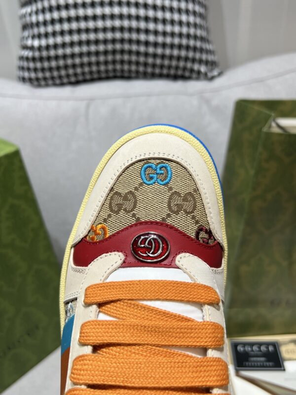 sy_no_EEF0294F2F22E18491971126A2CEBDA0_8 Multicolor GG Canvas Retro Sneakers