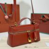 sy_no_EEFF438C7A1D22C1EA5290CCACC8EFEF_4 Loro Piana Extra Bag 23 – Saddle Leather Handbag (Red)